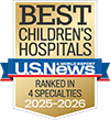 U.S. News and World Report Best Children's Hospital 2025-2026