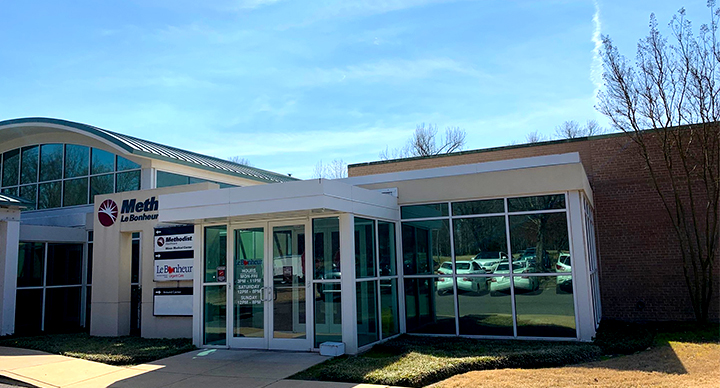 Le Bonheur Urgent Care located off of Hacks Cross in Memphis, Tenn