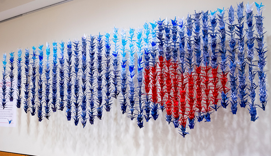 1,000 Paper Cranes - Le Bonheur Children's Hospital